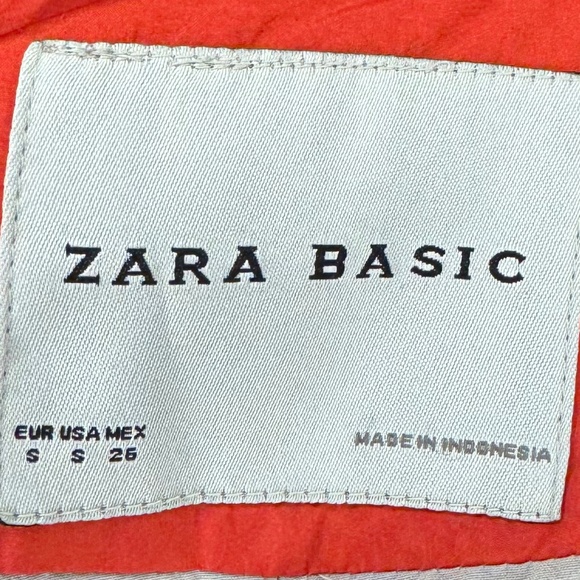 Zara Utility Jacket – Red-Orange, Size S - Picture 4 of 4